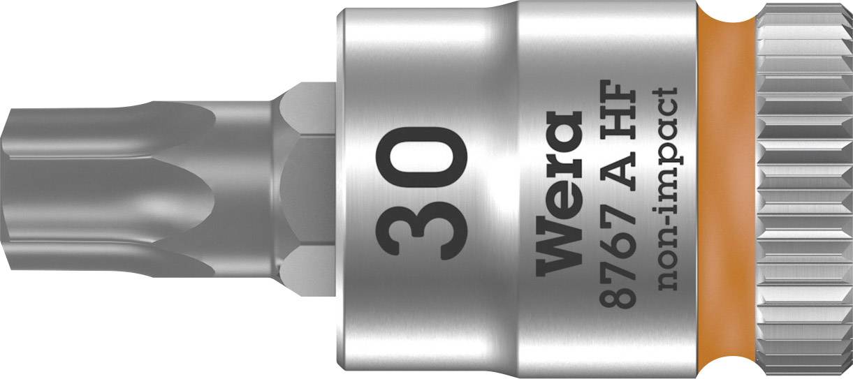 Wera 8767 A 05003369001 6 pans intérieurs (TX) Douille-embout T 30 1/4" (6.3 mm)