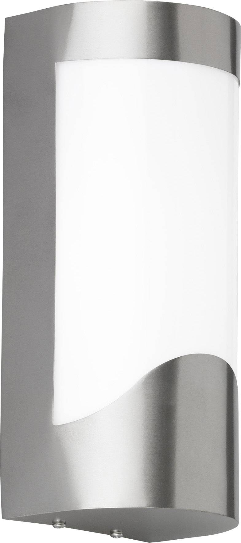 Applique extérieure 1x E27 WOFI Foix 4039.01.97.7000 acier inoxydable (brossé) 1 pc(s)