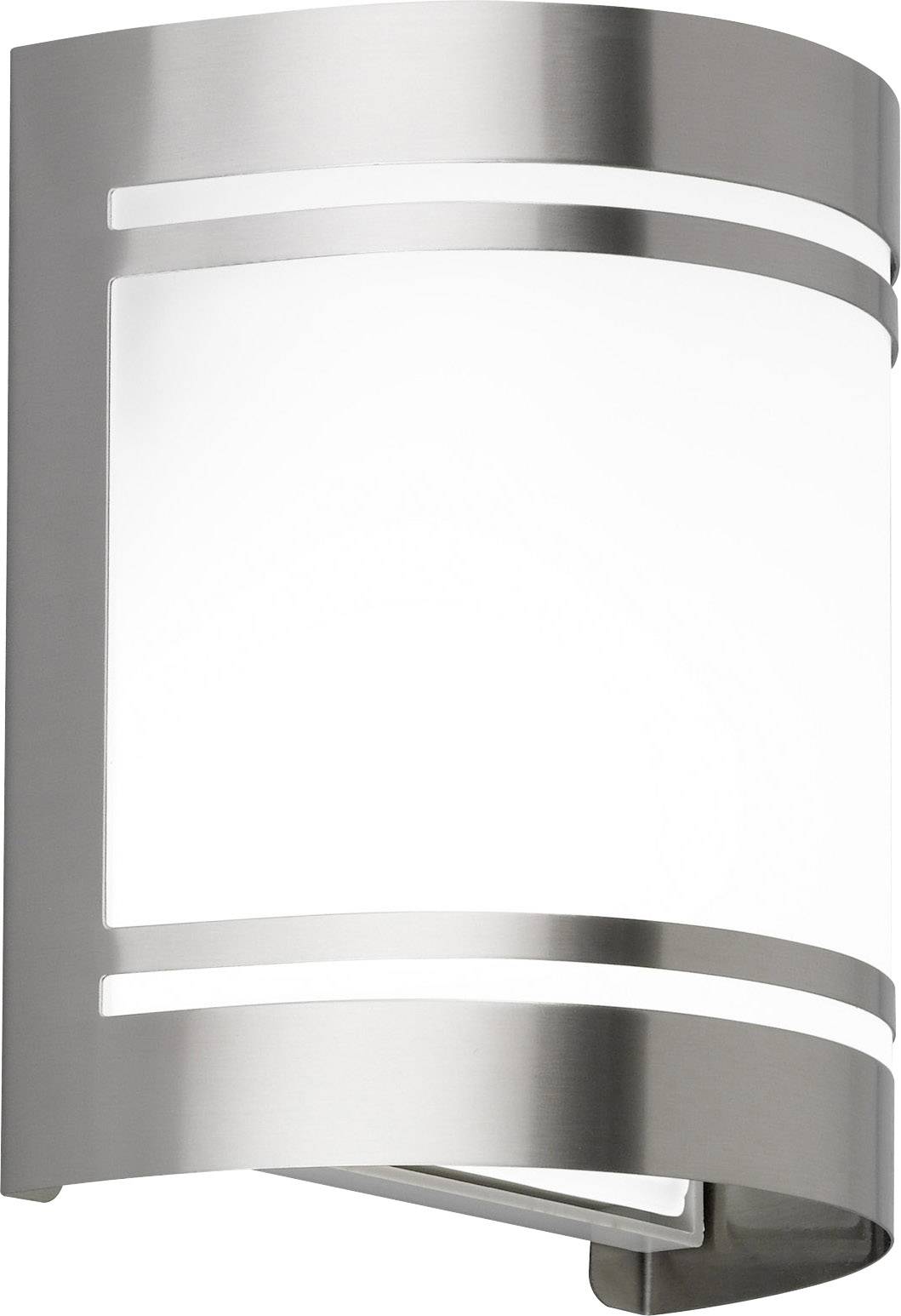 Applique extérieure 1x E27 WOFI Harve 4044.01.97.7000 acier inoxydable (brossé) 1 pc(s)