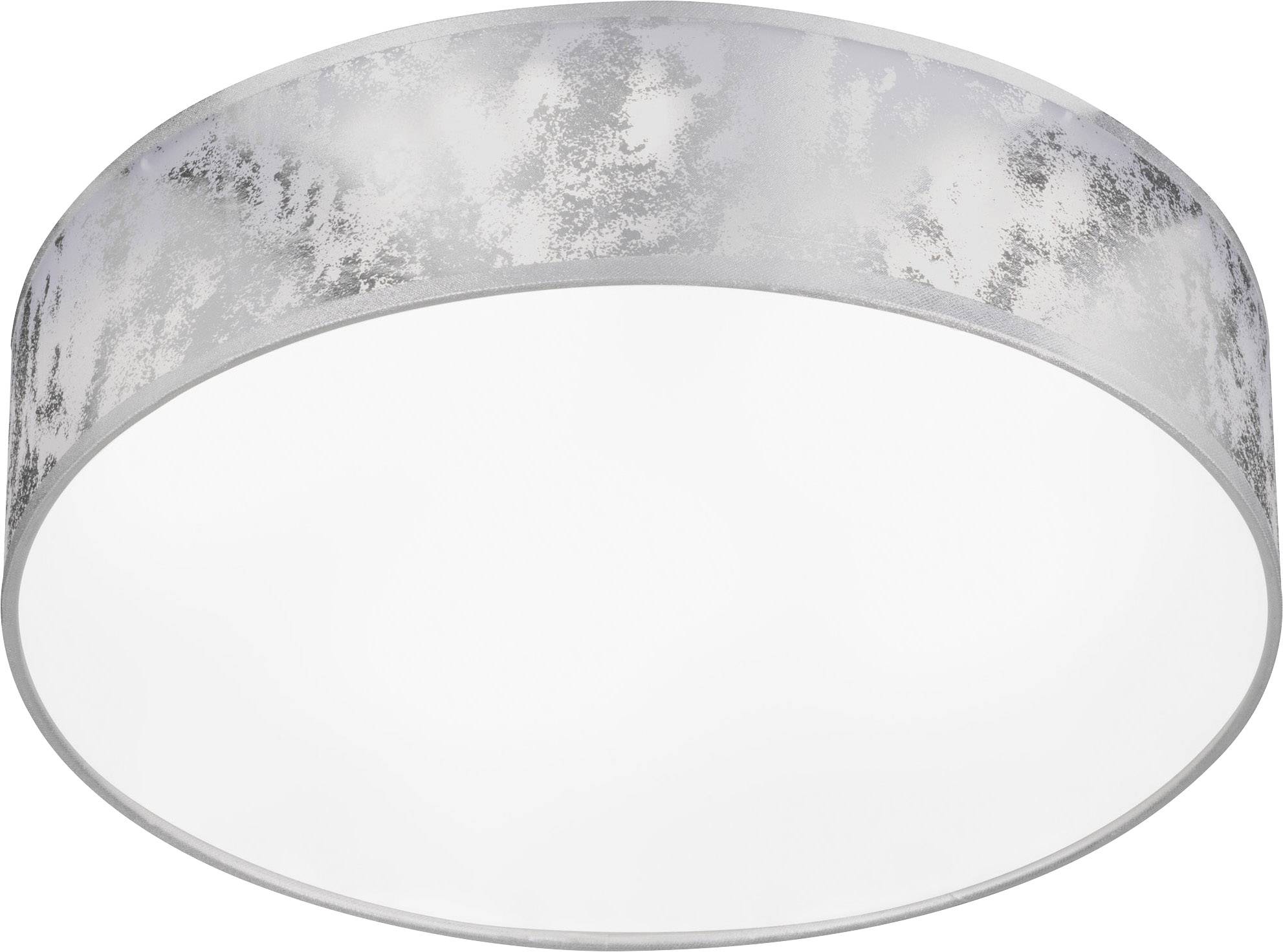 WOFI Leika 9370.01.70.7000 Plafonnier LED argent 21 W blanc chaud