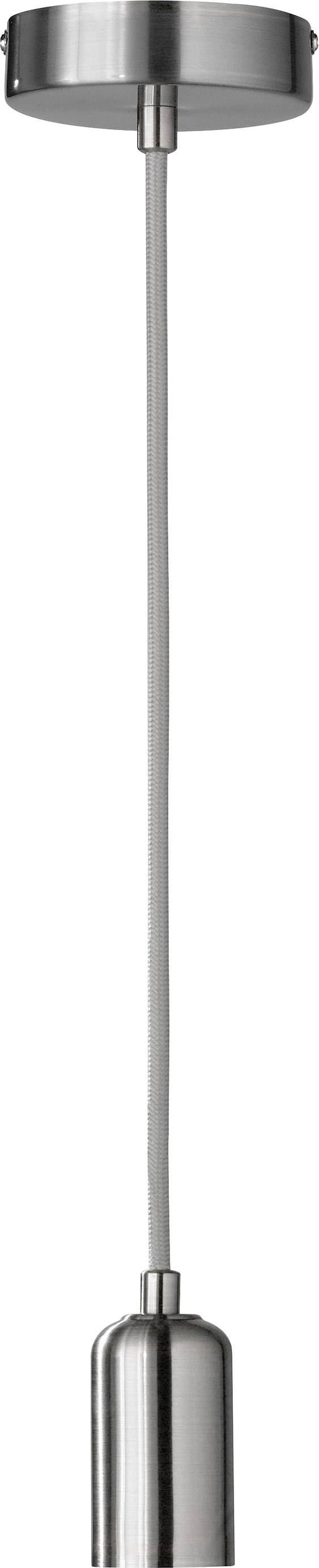 WOFI 6200.01.64.7000 Dress Luminaire à suspendre E27 60 W LED nickel (mat)