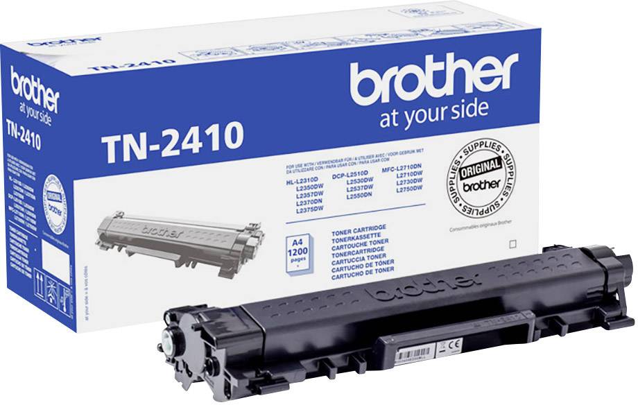 Brother Cassette de toner TN-2410 TN2410 d'origine noir 1200 pages