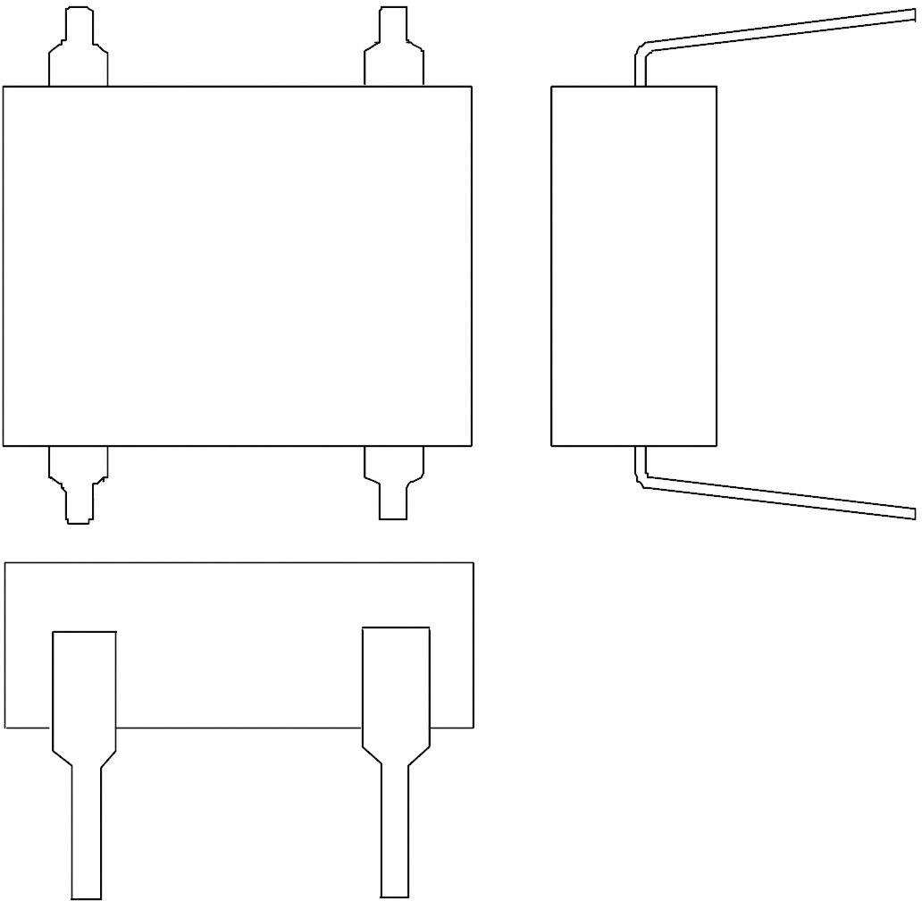 Infineon Technologies DF06M Pont redresseur EDIP-4 600 V 1 A Monophasé