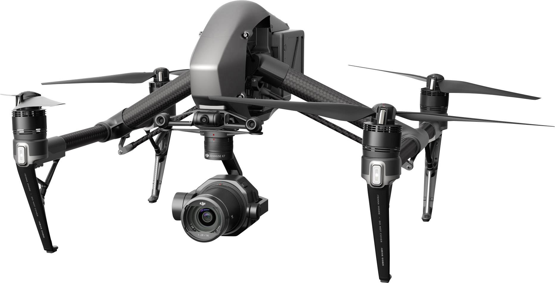 DJI Inspire 2 Cinema Premium Combo Industrie Drohne RtF Profi, Kameraflug