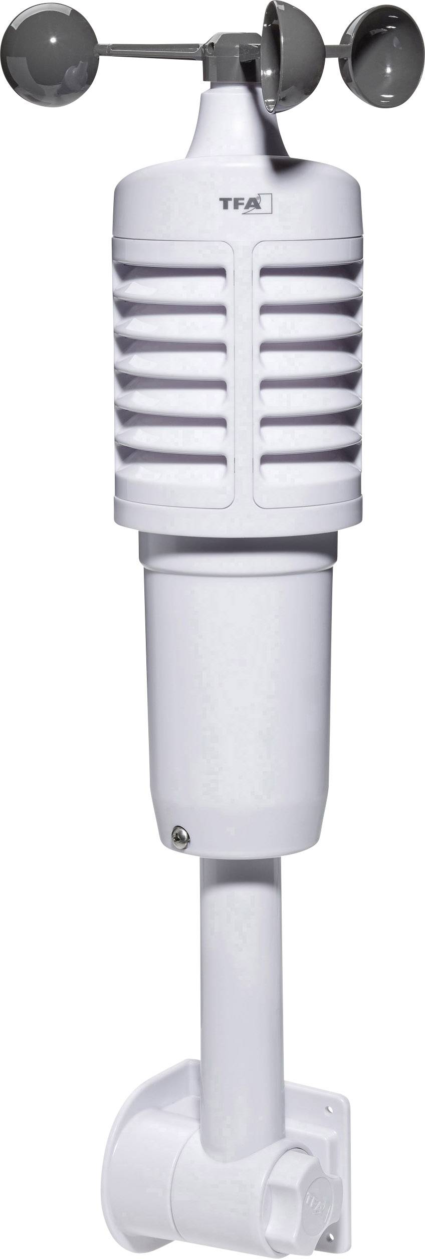 TFA Dostmann 30.3222.02 Capteur combiné température / hygrométrie / vent radio 433 MHz