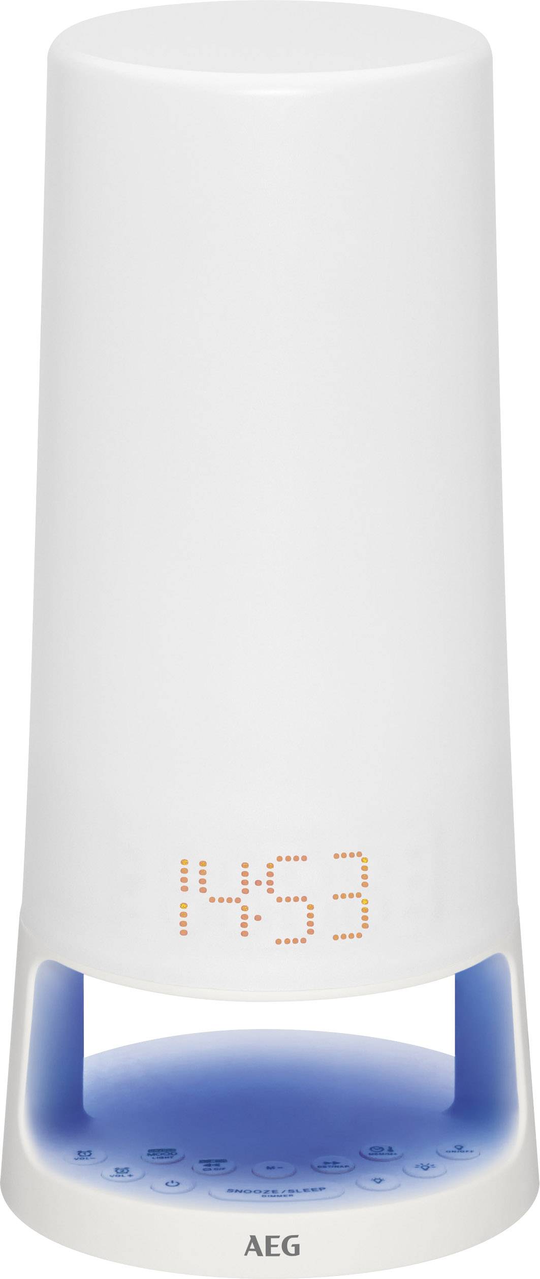 Radio-réveil AEG MRC 4147 L blanc