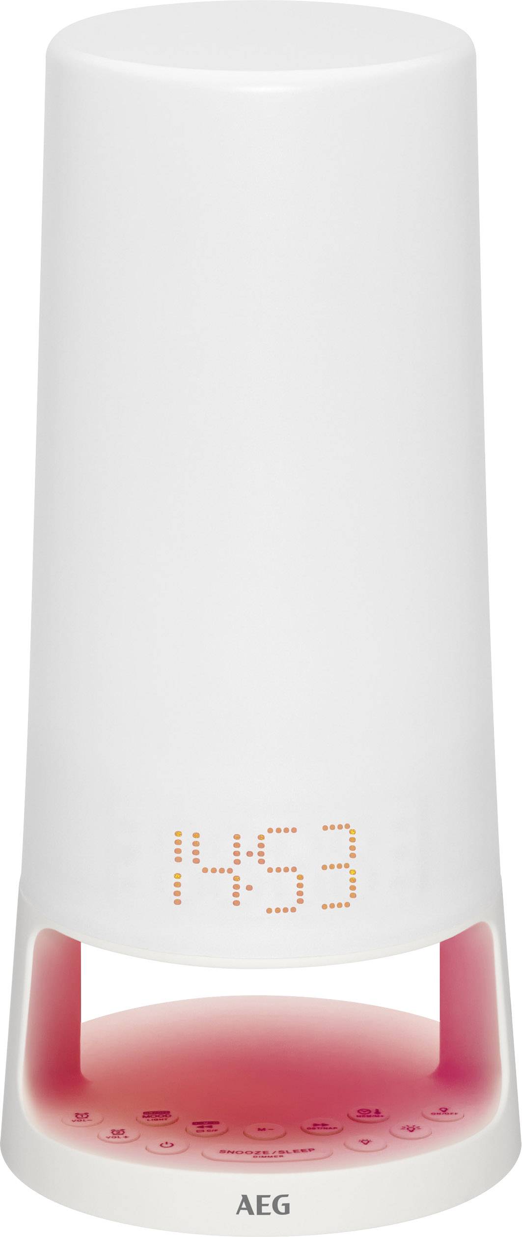 Radio-réveil AEG MRC 4147 L blanc