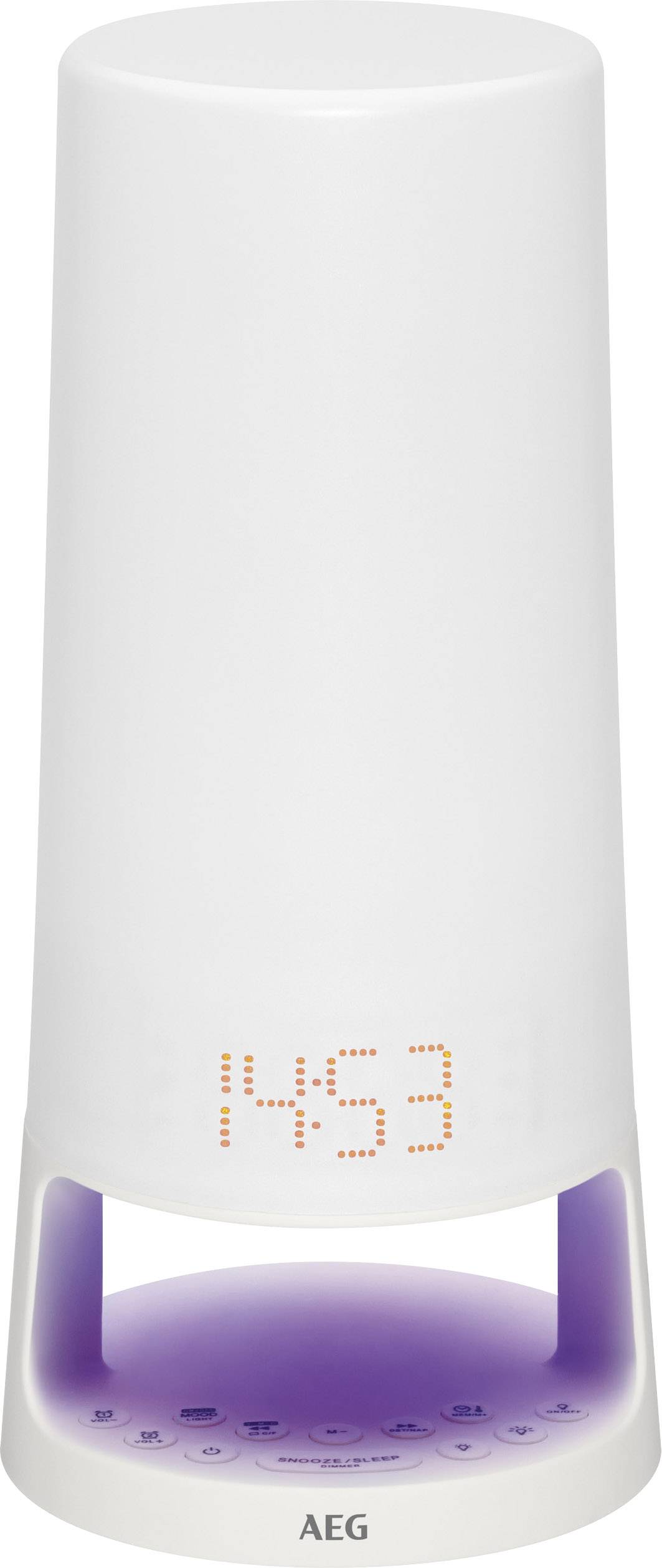 Radio-réveil AEG MRC 4147 L blanc