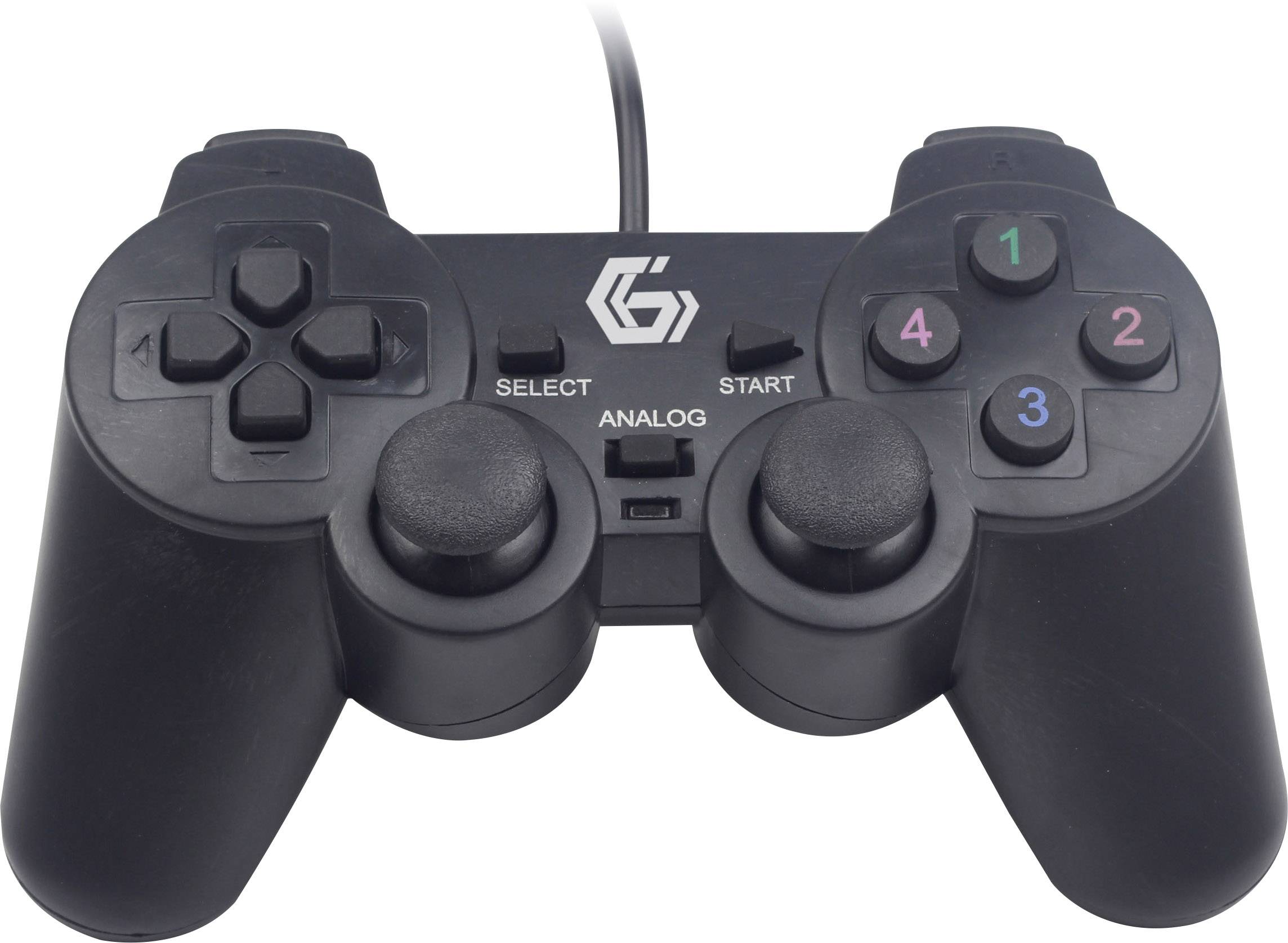 Gembird JPD-UDV-01 Manette de jeu PC noir