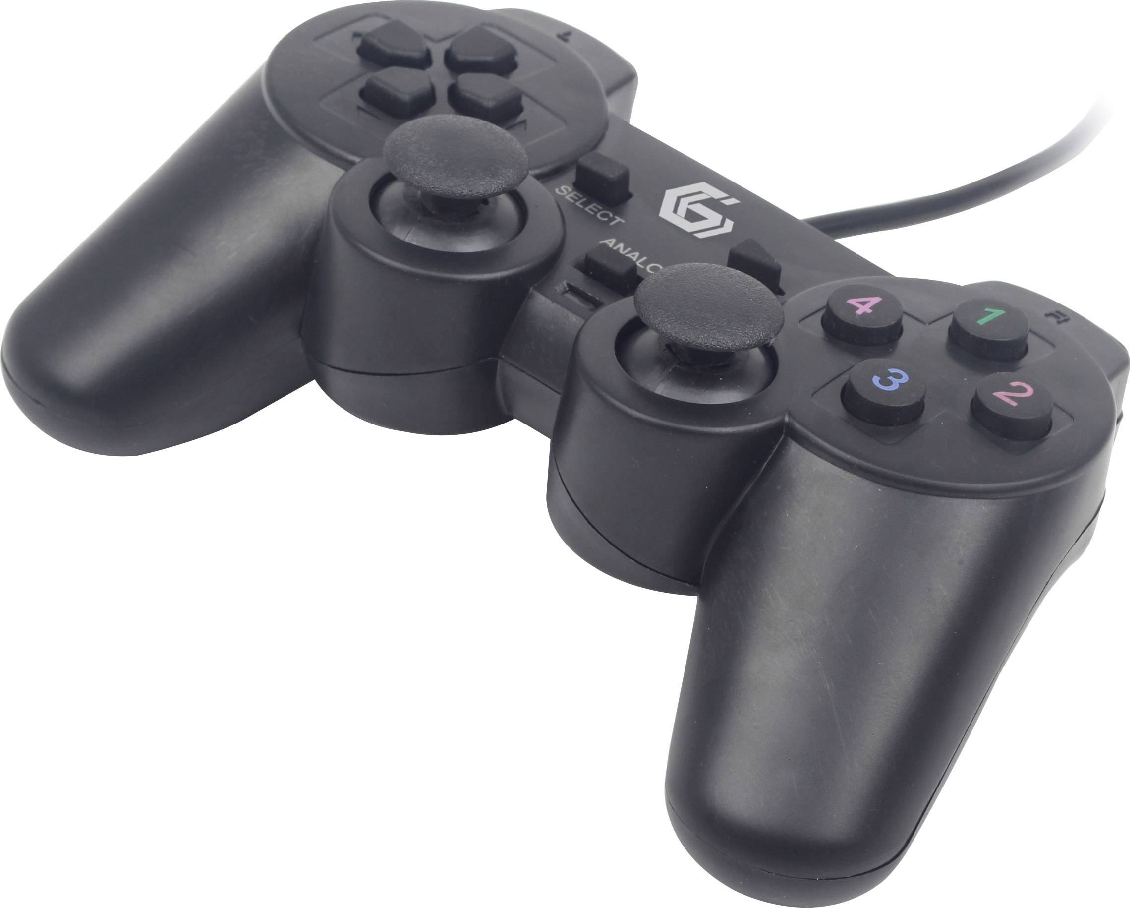 Gembird JPD-UDV-01 Manette de jeu PC noir
