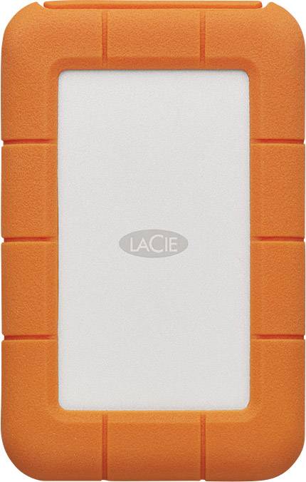 2 TB LaCie Rugged Secure Disque dur externe 2,5" USB-C® argent, orange STFR2000403