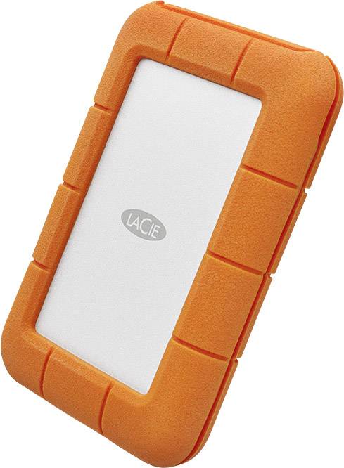 2 TB LaCie Rugged Secure Disque dur externe 2,5" USB-C® argent, orange STFR2000403