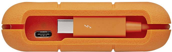 2 TB LaCie Rugged Secure Disque dur externe 2,5" USB-C® argent, orange STFR2000403
