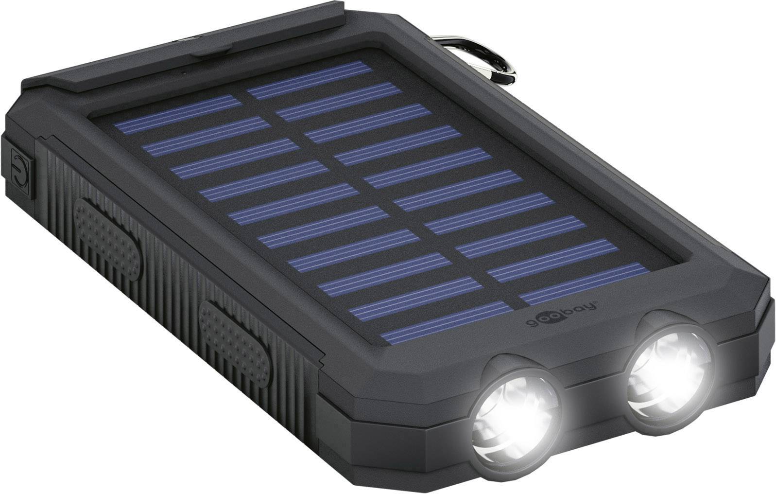 Goobay Outdoor 8.0 49216 Chargeur solaire Courant de charge cellule solaire 200 mA 8000 mAh