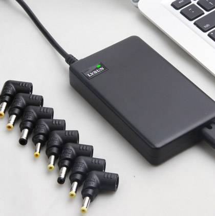 LVSUN Ultra Slim Station de charge USB 90 W 1x USB-A, DC mâle 3.5 mm noir intérieure