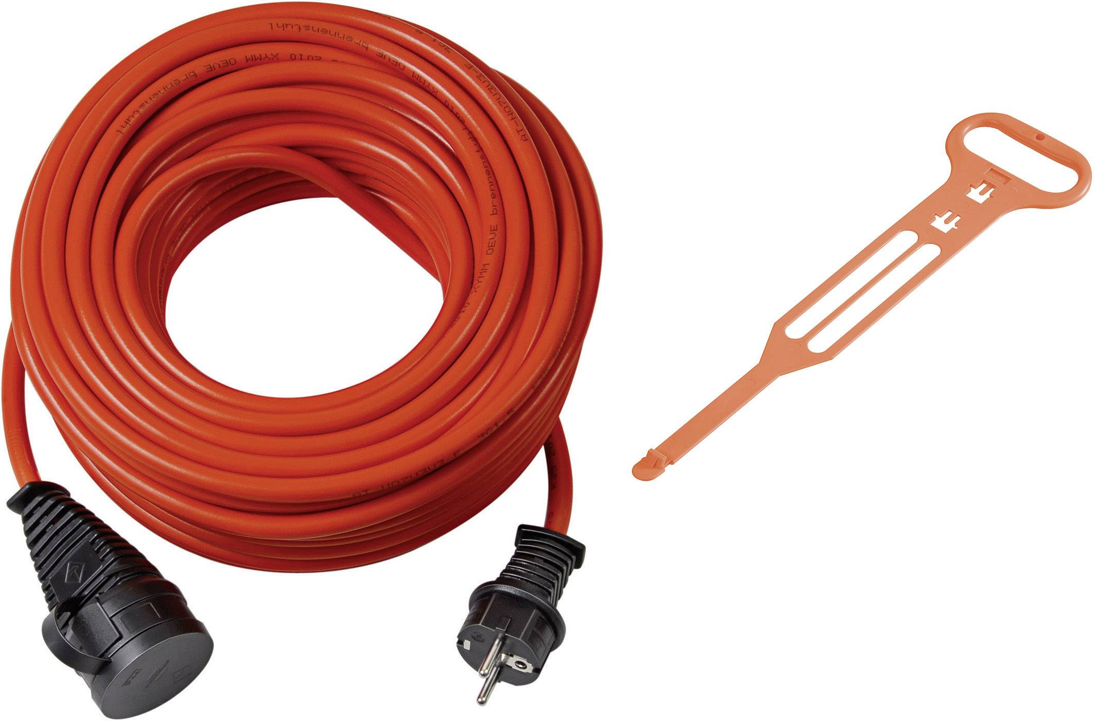 Brennenstuhl 1161760+9882 alimentation Rallonge 16 A orange 20.00 m