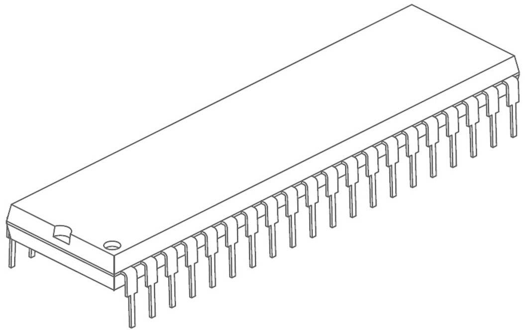 Microcontrôleur embarqué Microchip Technology PIC16F877A-I/P PDIP-40 8-Bit 20 MHz Nombre I/O 33 1 pc(s)