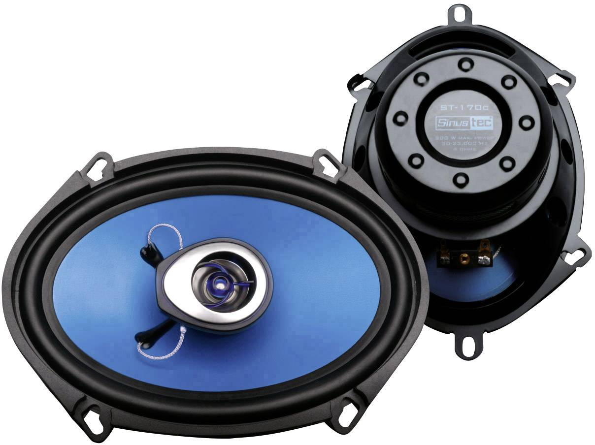 Sinustec ST-170C Haut-parleur coaxial 2 voies à encastrer 300 W Contenu: 1 paire(s)
