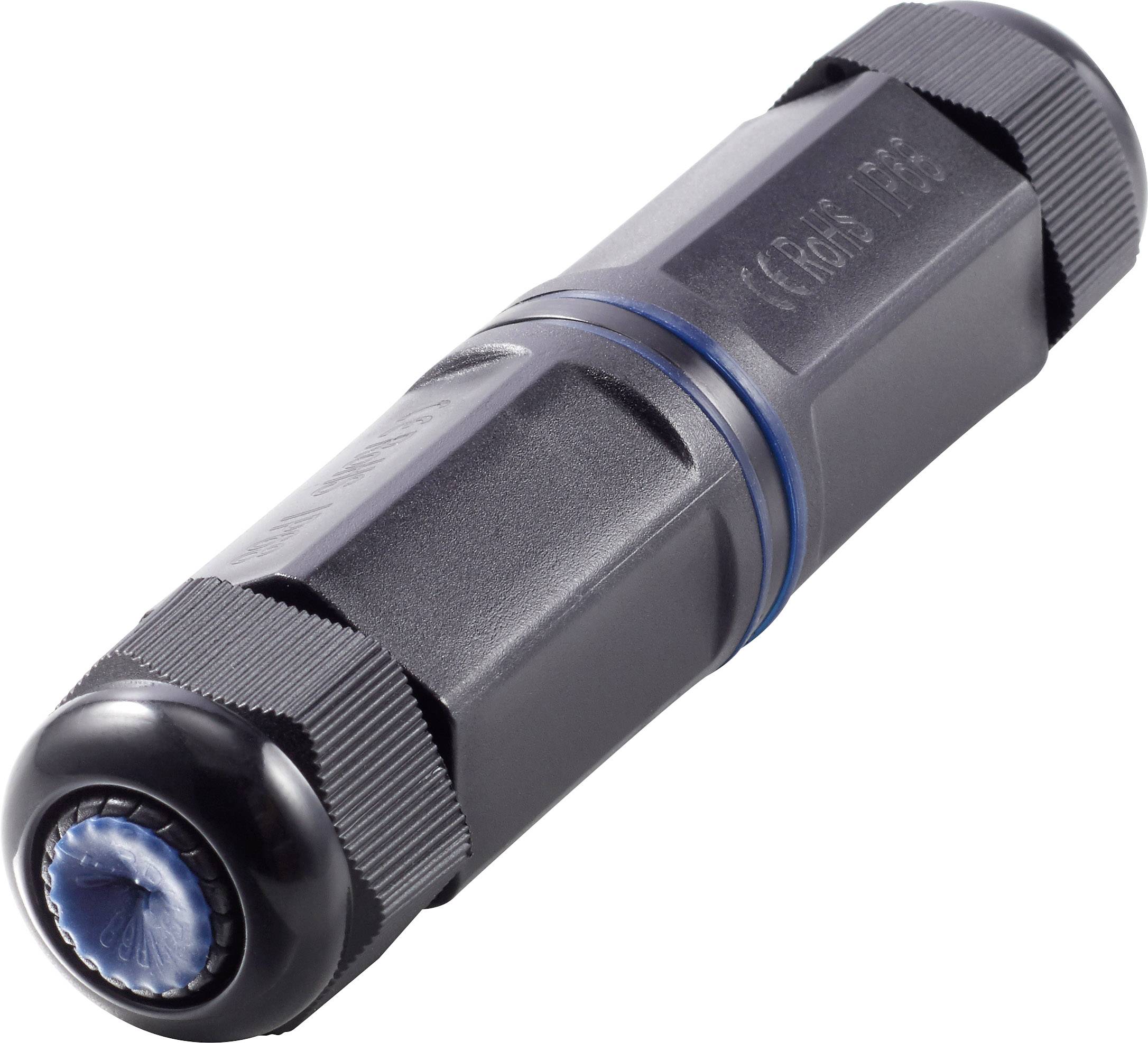 Renkforce RJ45 réseau informatique Adaptateur CAT 6 [1x RJ45 femelle - 1x RJ45 femelle] noir