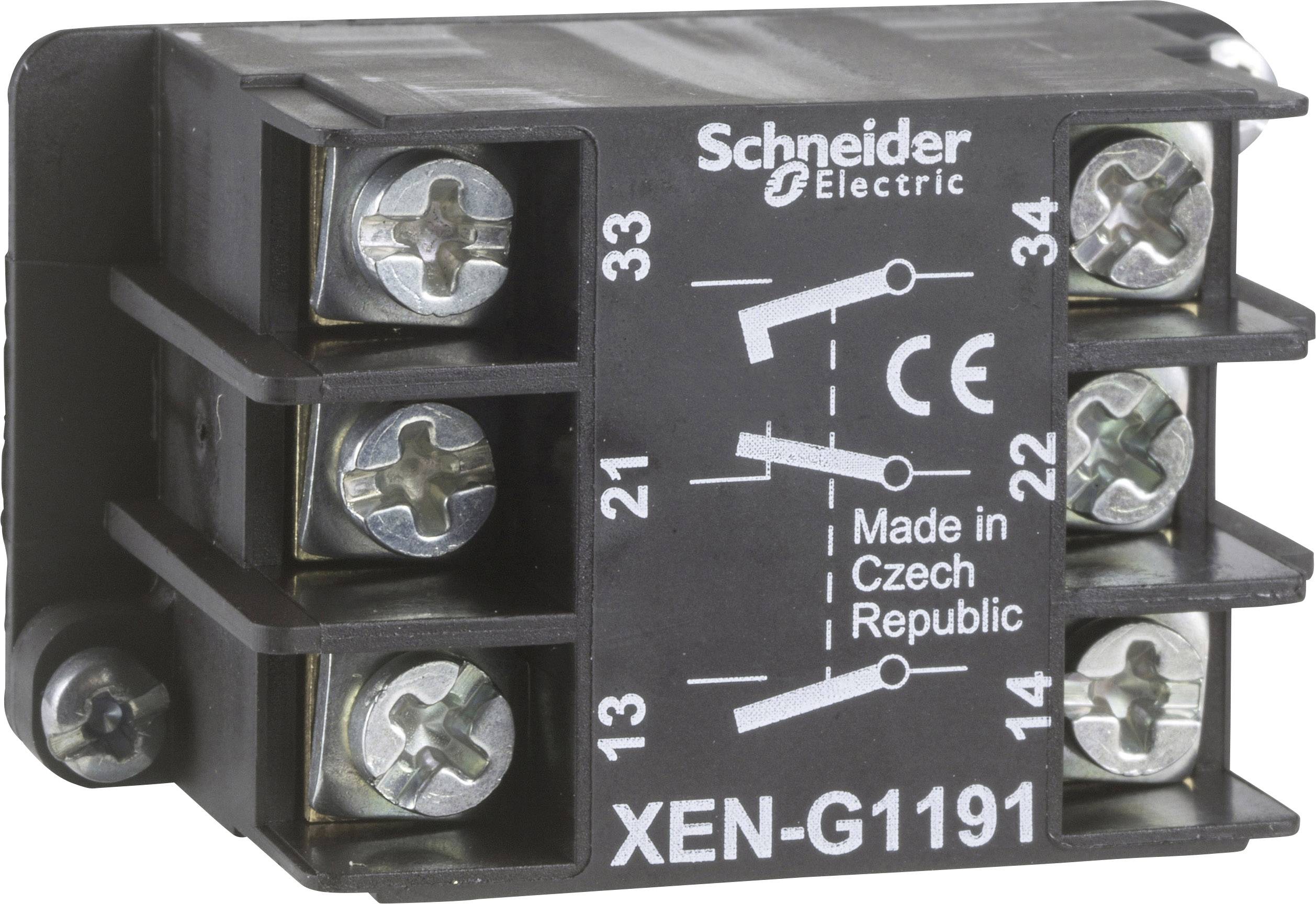 Contact auxiliaire Schneider Electric XENG1191 XENG1191 1 NF (R), 2 NO (T) 1 pc(s)