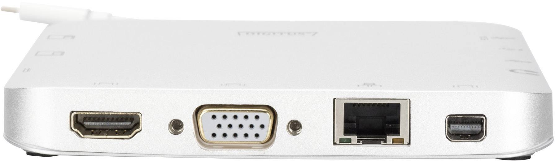 Hub USB Digitus blanc DA-70863