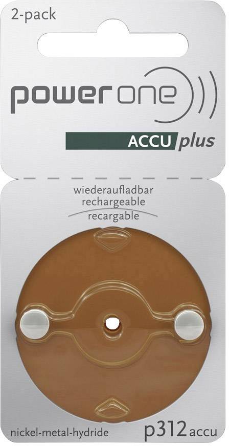 Powerone P312 Pile rechargeable pour appareil auditif ZA 312 NiMH 23 mAh 1.2 V 2 pc(s)