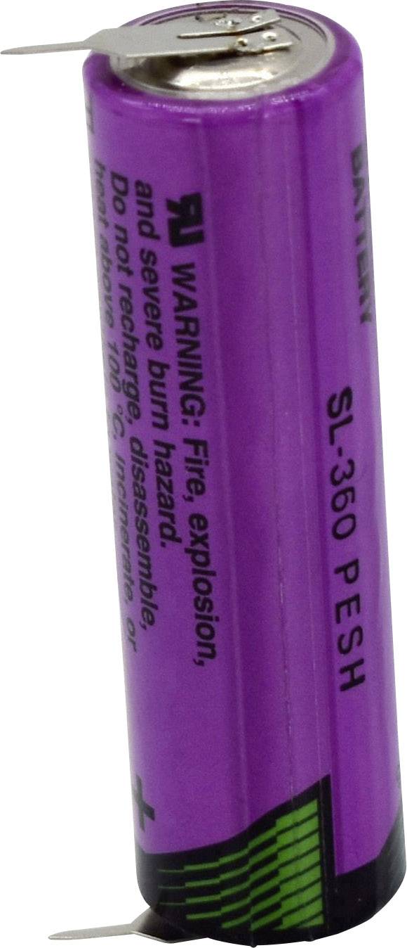 Pile spéciale LR6 (AA) lithium Tadiran Batteries SL360PR picots à souder en U 3.6 V 2400 mAh 1 pc(s)