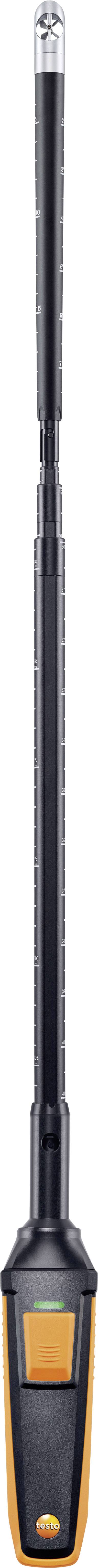 Thermomètre numérique avec sonde de mesure longue et étroite et affichage orange. Utilisé pour mesurer la température dans de petits espaces.