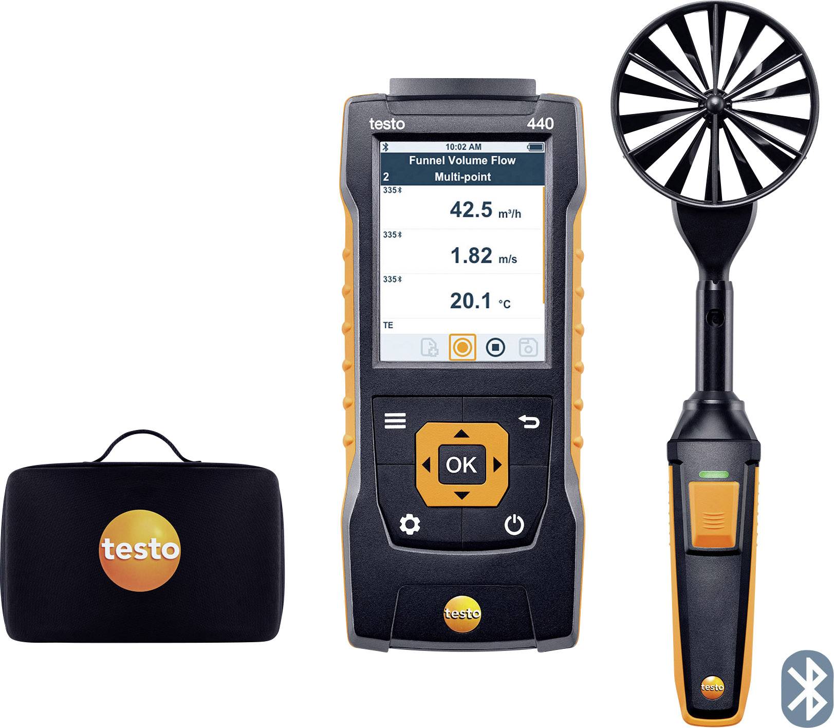 testo 440 Set 100 mm Anémomètre