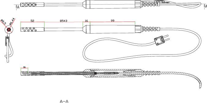 VOLTCRAFT K102 + TP 204 Appareil de mesure de température sonde K