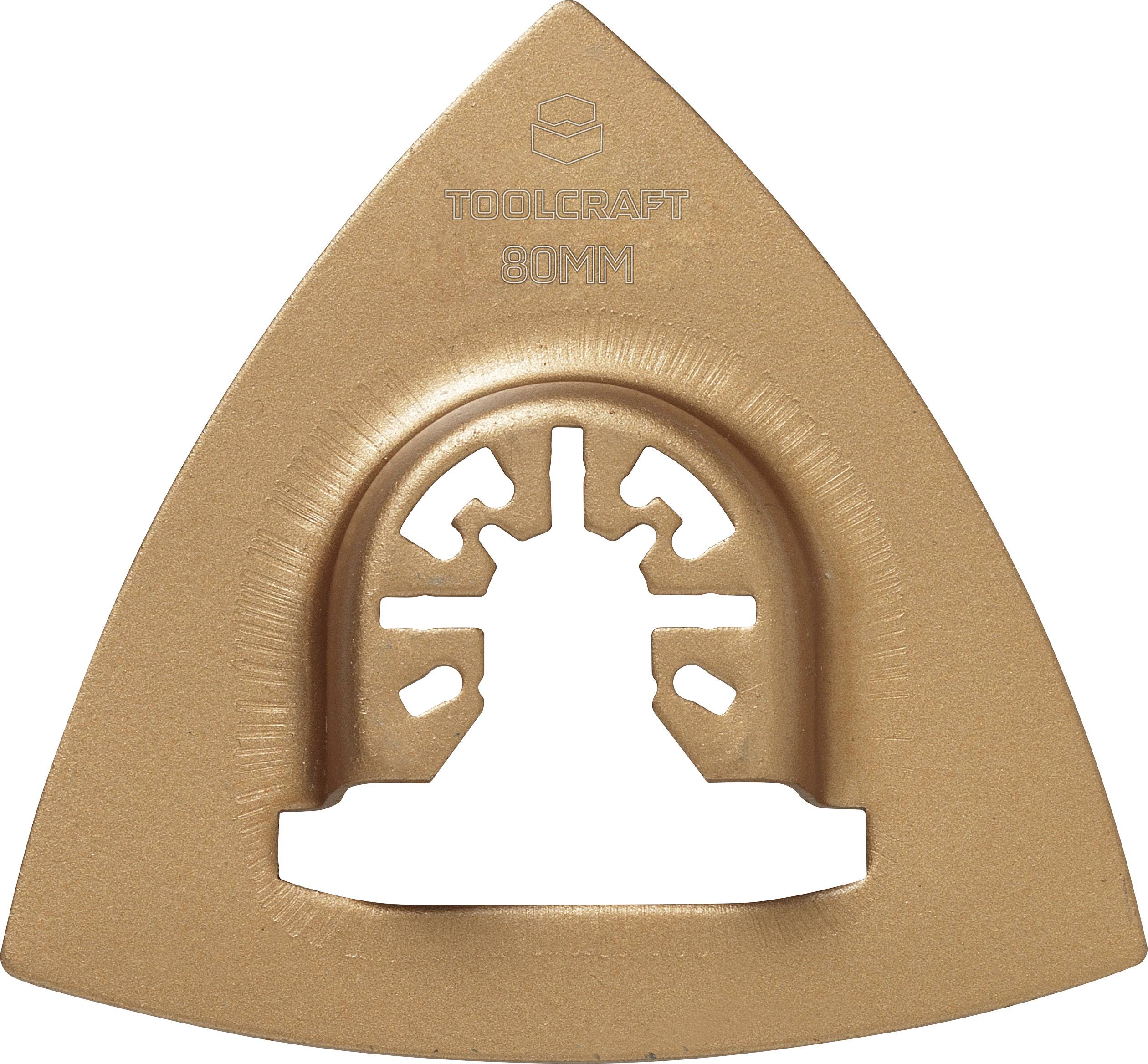 TOOLCRAFT TO-4985409 Carbure Râpe 1 pièce 80 mm