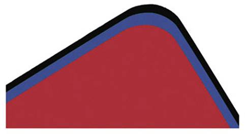 ednet Colorline Box Tapis de souris multicolore (l x H x P) 230 x 1 x 200 mm