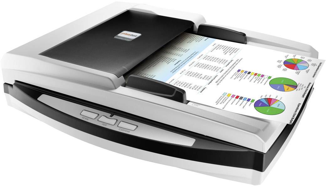 Plustek SmartOffice PL4080 Scanner Recto-verso A4 1200 x 600 dpi 40 pages / minute, 80 images / minute USB