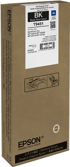 Epson Encre T9451 XL d'origine noir C13T945140