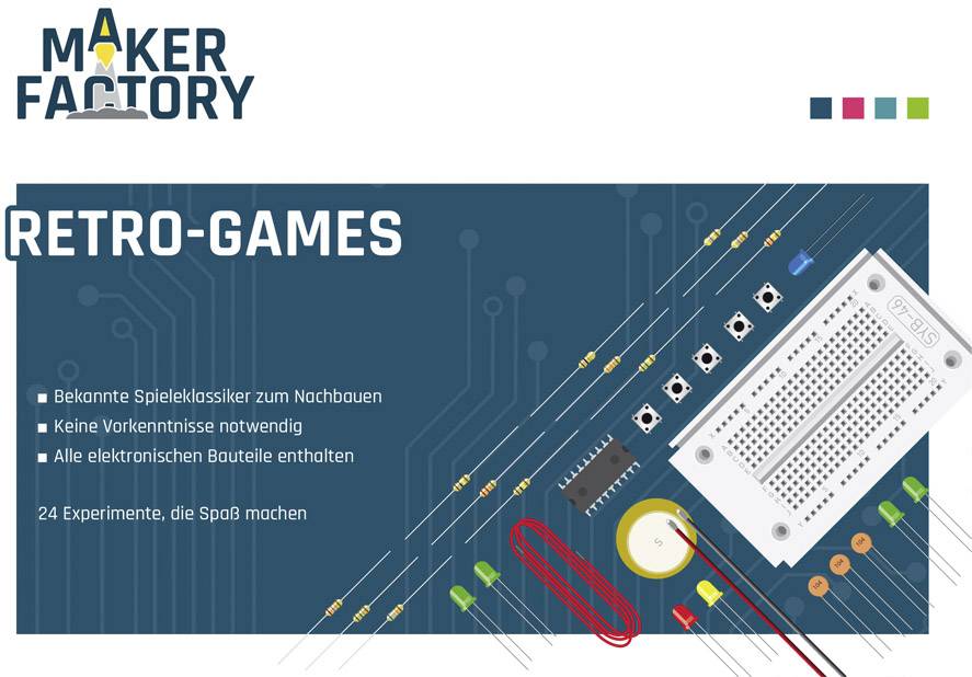 MAKERFACTORY Retro-Games Jeu vidéo rétro à partir de 14 ans
