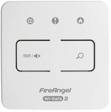 FireAngel WTSL-F-1EU Télécommande autonomie 10 ans, interconnectable à pile(s)