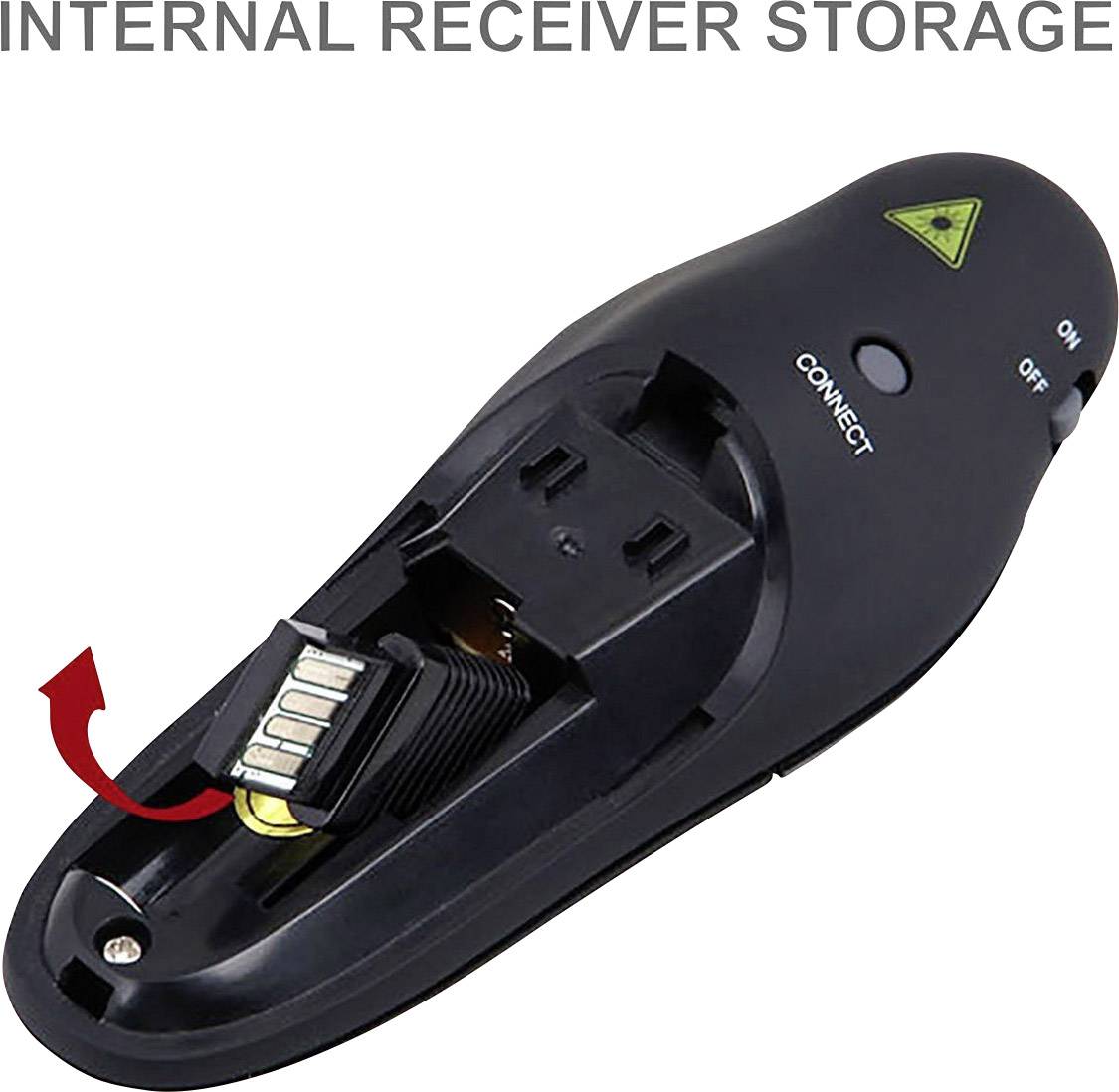 August LP205R Télécommande de présentation avec pointeur laser