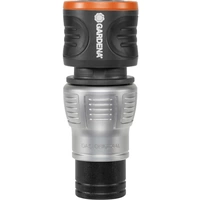 Raccord d'arrosage GARDENA 18253-50 plastique avec système aquastop raccord enfichable, 13 mm (1/2") - 15 mm (5/8") Premium Raccord d'arrosage GARDENA 18253-50 plastique avec système aquastop raccord enfichable, 13 mm (1/2") - 15 mm (5/8") Premium