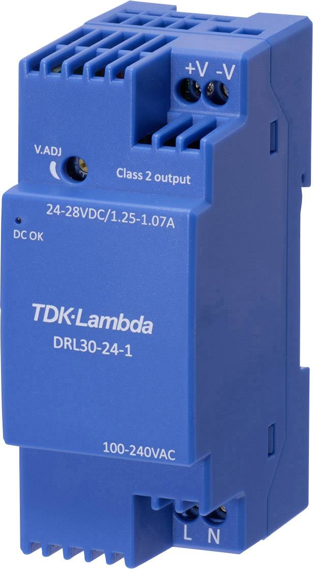 TDK-Lambda DRL30-12-1 Alimentation rail DIN 12 V 2.1 A 25.2 W Contenu 1 pc(s)