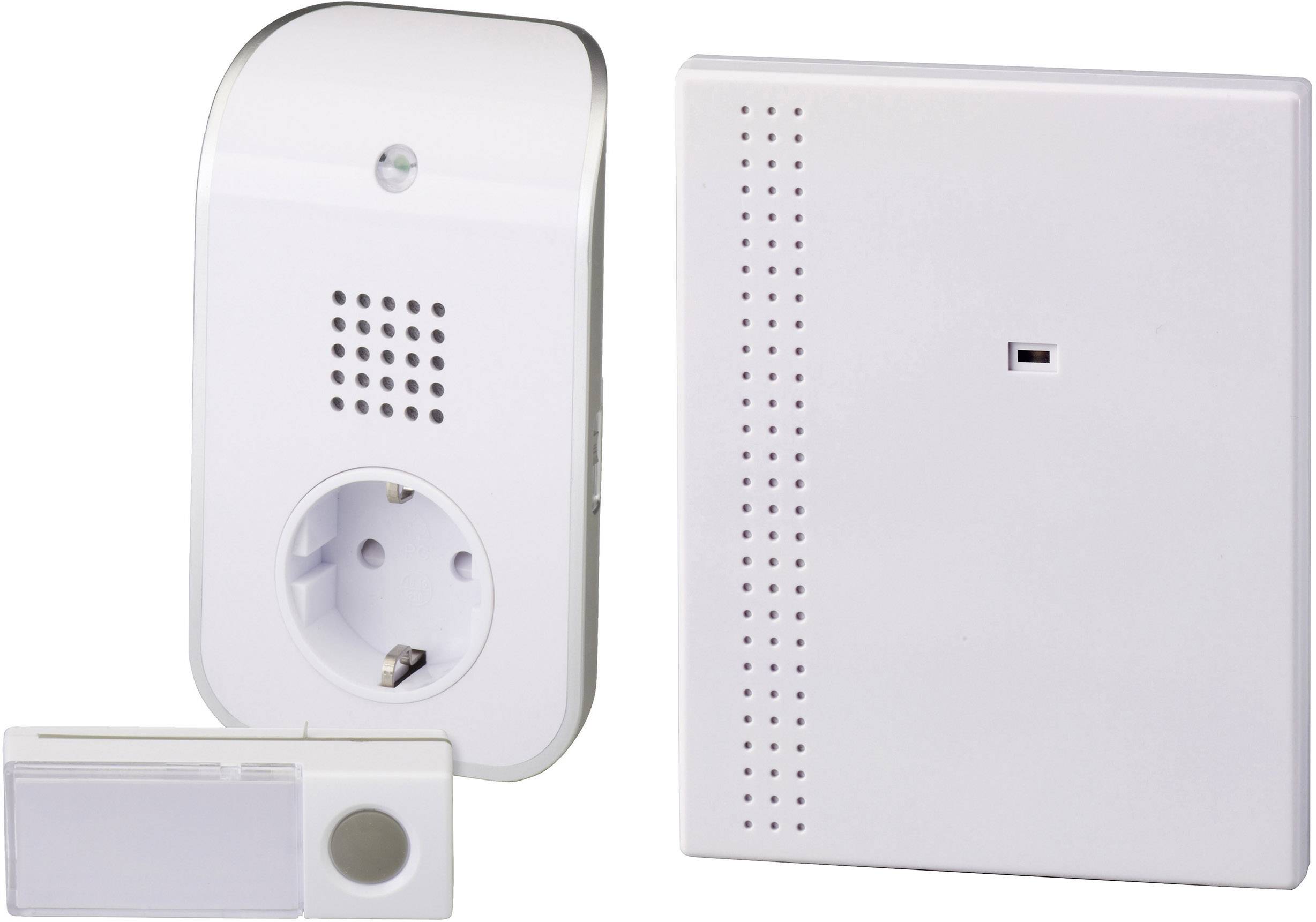 Set complet pour Sonnette sans fil Heidemann 4064161272337 150 m blanc