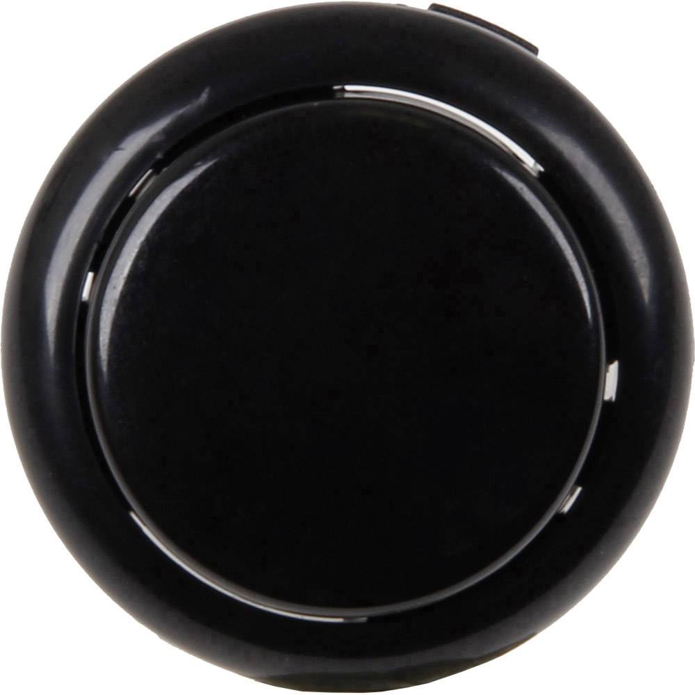 Bouton d'arcade avec micro-interrupteur Joy-it Button-Black-Mini noir