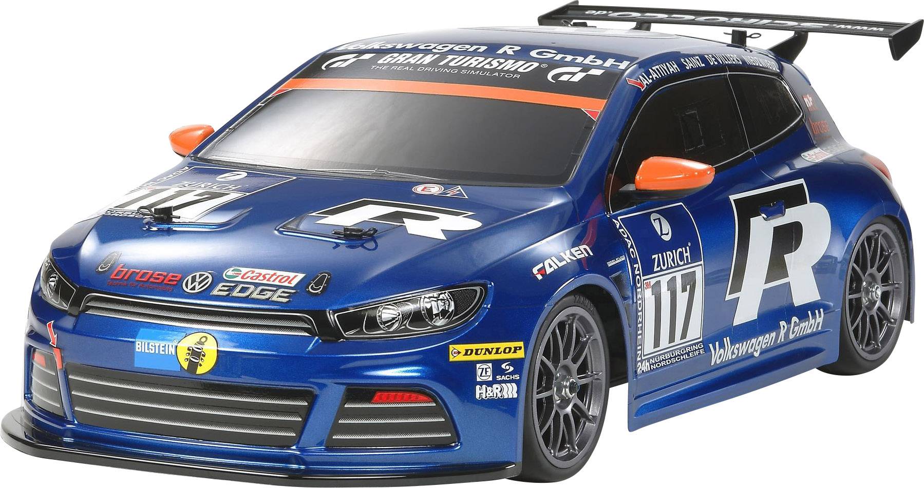 Tamiya 51473 1:10 Carrosserie VW Scirocco GT24 RS 188 mm non verni, non découpé