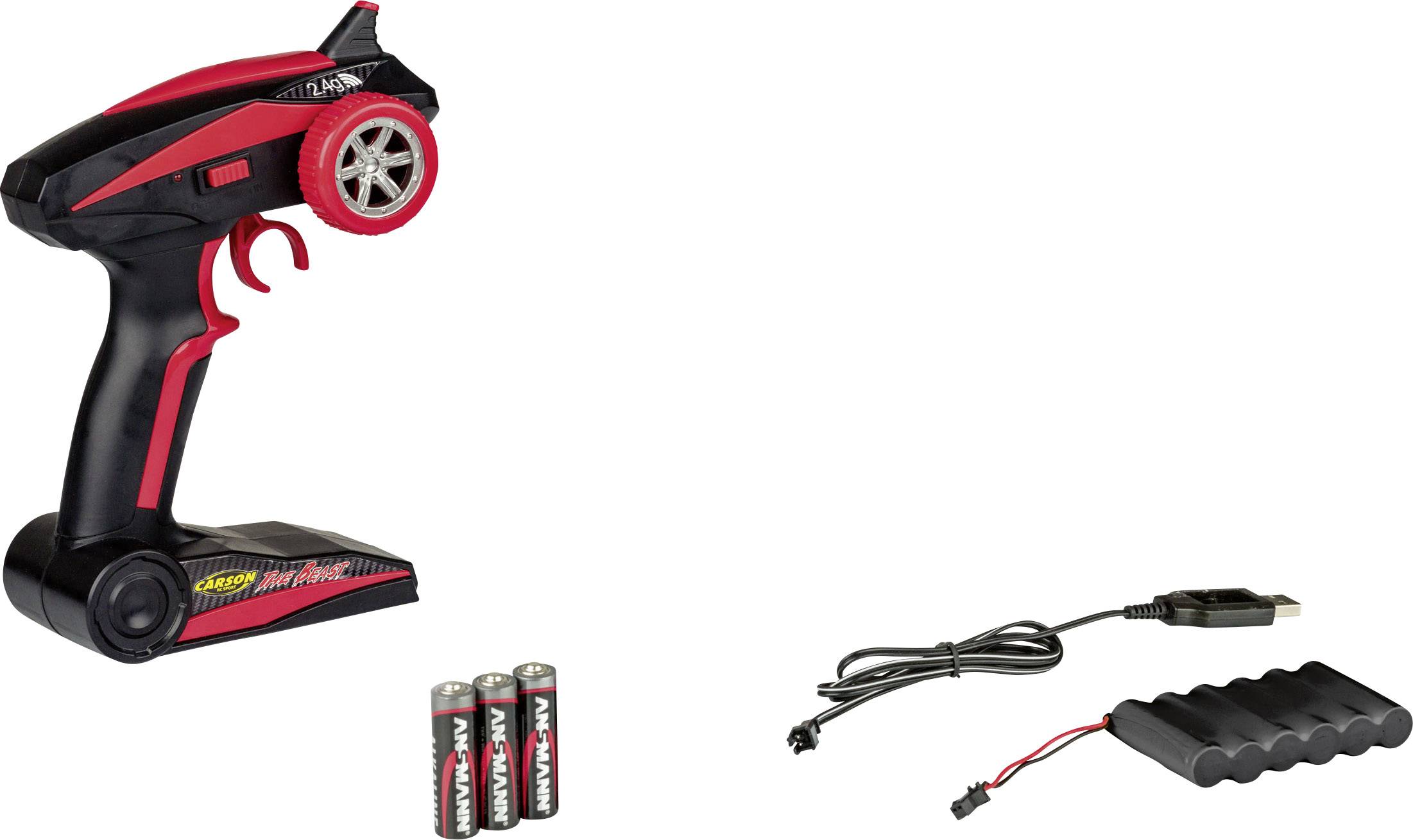 Carson Modellsport The Beast brushed 1:12 Auto RC électrique Crawler 4 roues motrices (4WD) 100% RtR 2,4 GHz