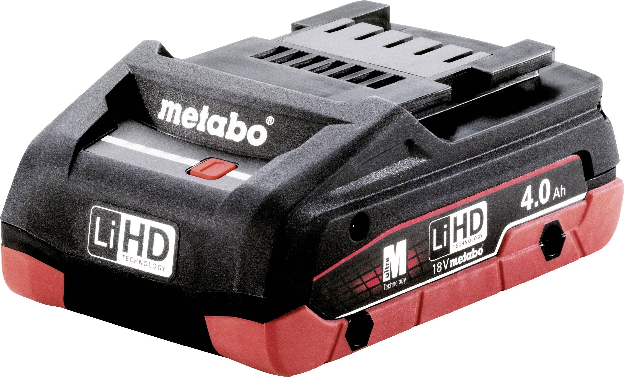 Metabo 625367000 LiHD Akkupack 18 V - 4,0 Ah "AIR COOLED" Batterie pour outil 18 V 4 Ah LiHD