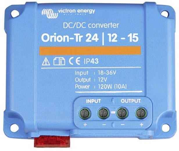 Victron Energy Orion-Tr 24/12-15 Convertisseur CC/CC 24 V/DC - 12.5 V/DC/20 A 120 W