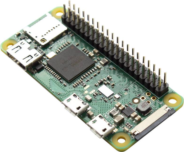 Raspberry Pi® Essentials Kit Raspberry Pi® Zero WH 512 Mo 1 x 1.0 GHz avec alimentation, avec boîtier