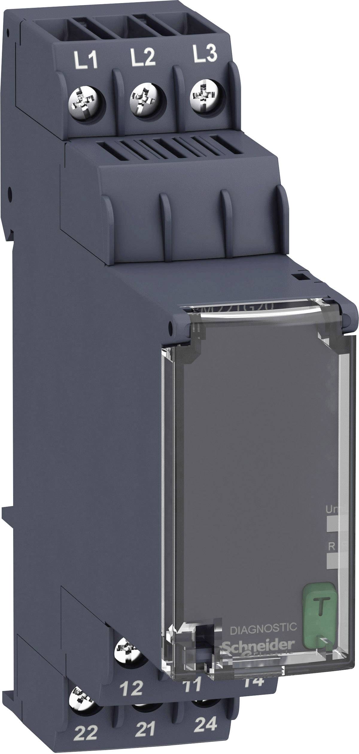 Relais de surveillance 208, 208 - 480, 480 V/DC, V/AC 2 inverseurs (RT) Schneider Electric RM22TG20 1 pc(s)