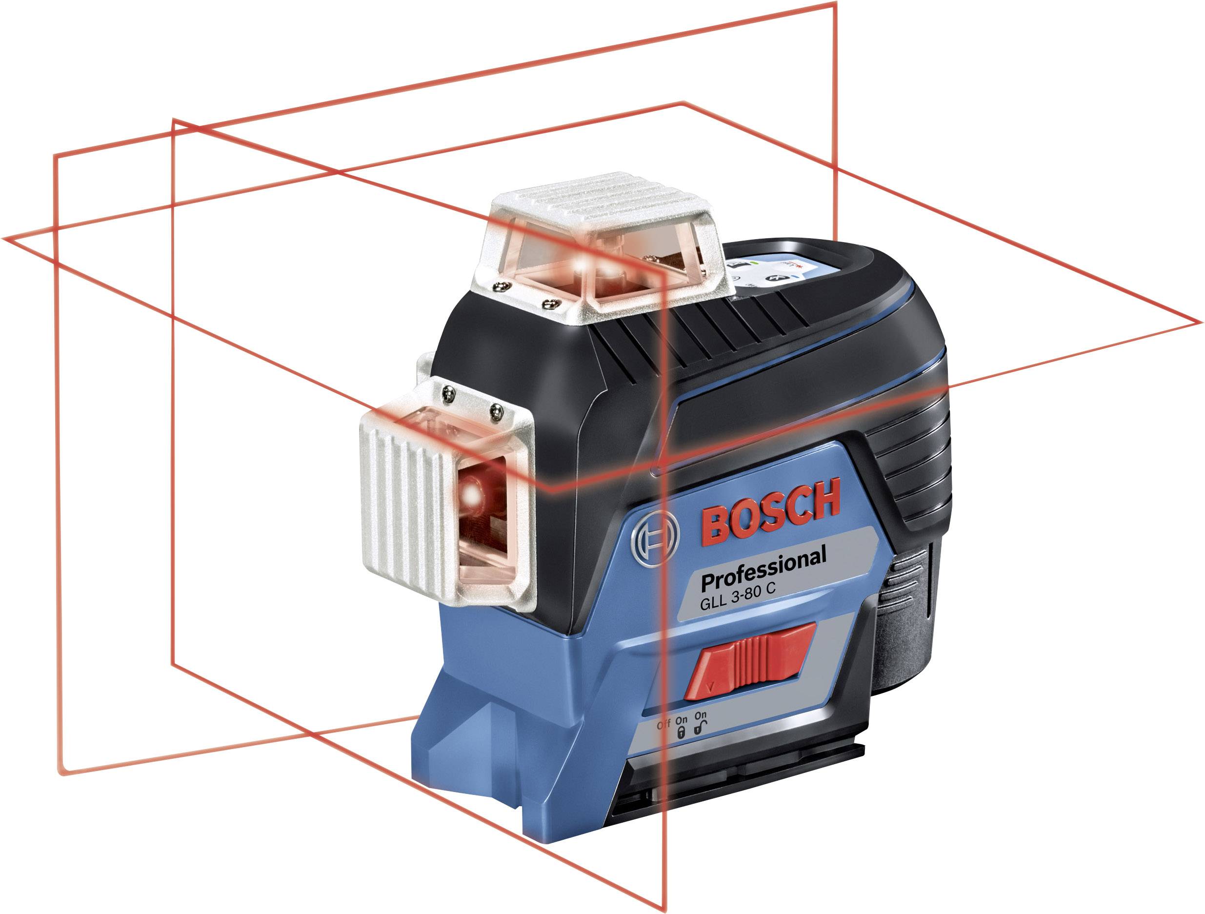 Bosch Professional GLL 3-80 C, B-Ware Laser à lignes Portée (max.): 30 m