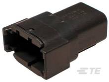Boîtier pour contacts mâles série DTM TE Connectivity DTM04-08PB Nbr total de pôles 8 1 pc(s)