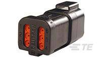 Boîtier pour contacts mâles série DT TE Connectivity DT04-6P-CE03 Nbr total de pôles 6 1 pc(s)